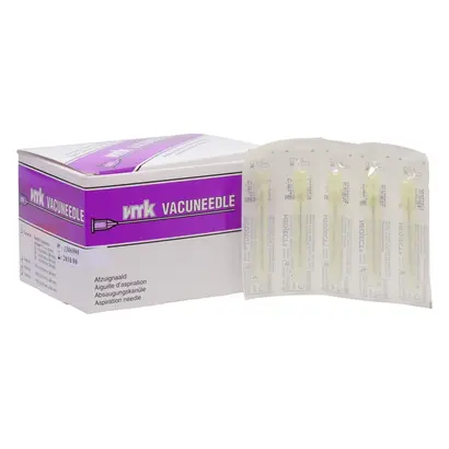 Vedefar Endo Vacuum Einwegkanüle - Packung 100 Stück Ø 0,9 x 38 mm