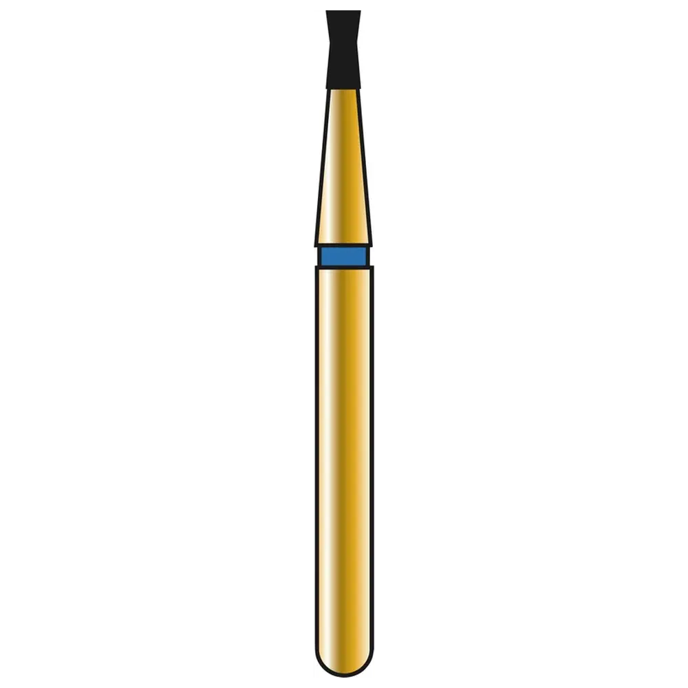 COLTENE DIATECH Diamanten G806 - Packung 5 Stück blau mittel (M), FG, Figur 019 umgekehrter Kegel, 2,2mm, ISO 010