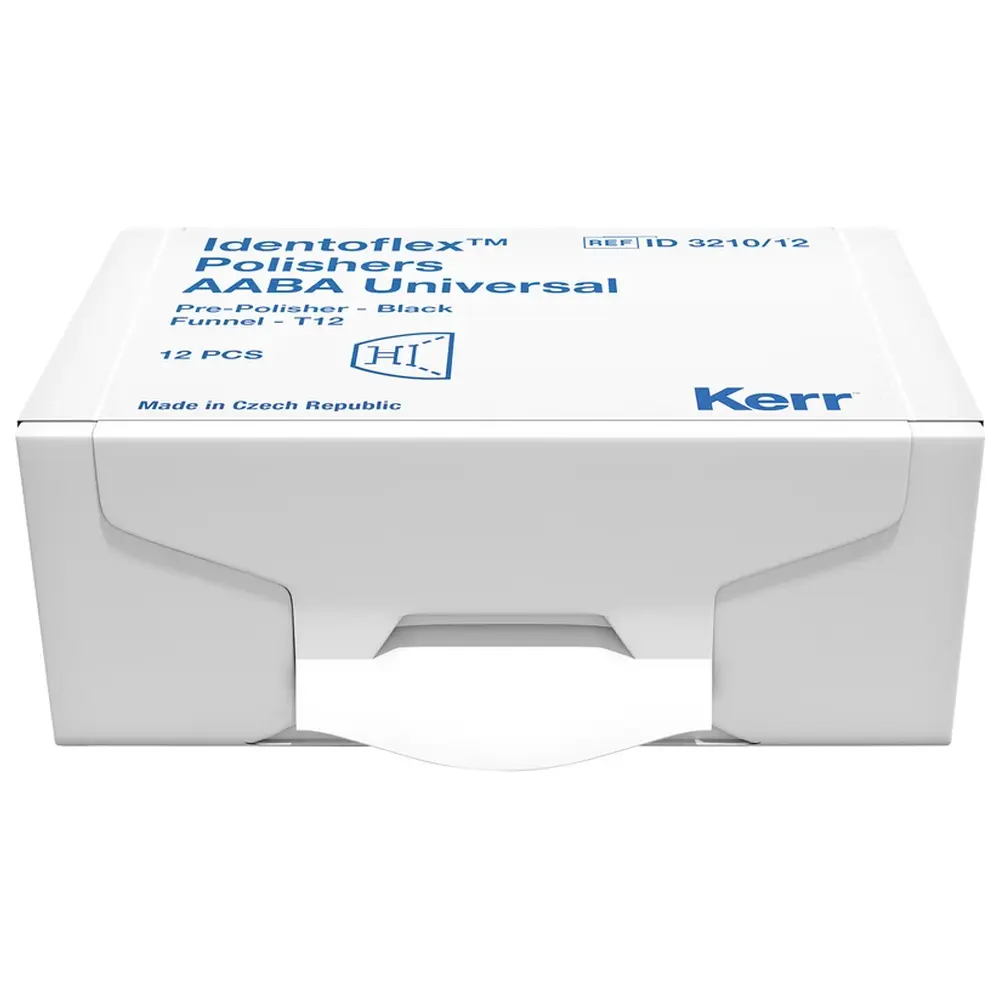 Kerr AABA-Dental™ Universal - Packung 12 Stück unmontiert, schwarz, Figur Kelch