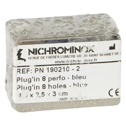 Nichrominox Plug In blau H30 f.8 Instrumente Bohrerständer St