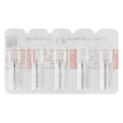 Edenta Diamanten 833 - Packung 5 Stück Standard, FG, Figur 466 Occlusal Kontierung, 5,9 mm, ISO 018
