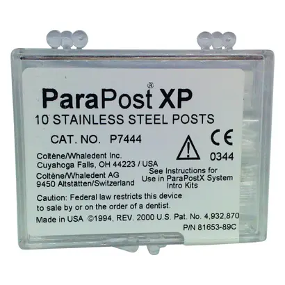 Coltene/Whaledent, Inc. ParaPost XP Edelstahlstift #4 Pa 10 Coltene/Whaledent, Inc. ParaPost XP Edelstahlstift #4 Pa 10