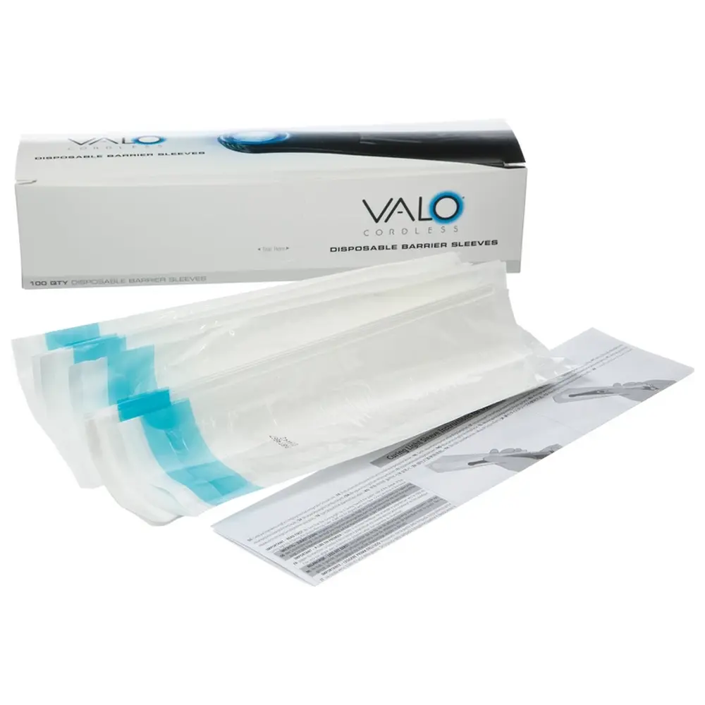202408_VALO_CORDLESS_Barrier_Sleeve__Packung_100_Stueck Ultradent Products VALO™ CORDLESS Barrier Sleeve - Packung 100 Stück
