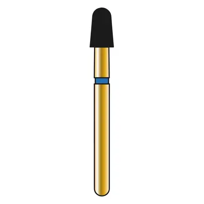 COLTENE DIATECH Diamanten G849 - Packung 5 Stück blau mittel (M), FG, Figur 196 Konus rund, 4 mm, ISO 025