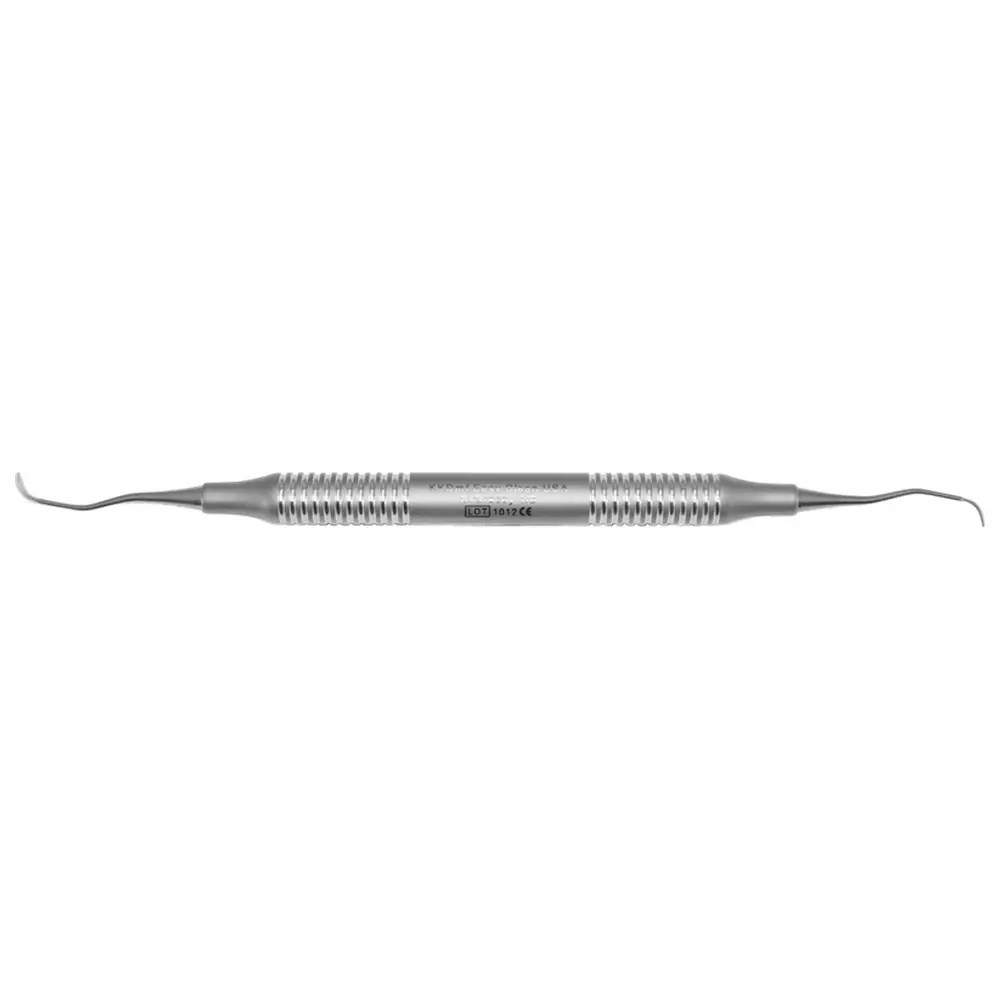 Kentzler-Kaschner KKD® mf EASY CLEAN Gracey Küretten - Stück Figur 1/2, für OK, für UK, Frontzahnbereich, leichte Abwinkelung