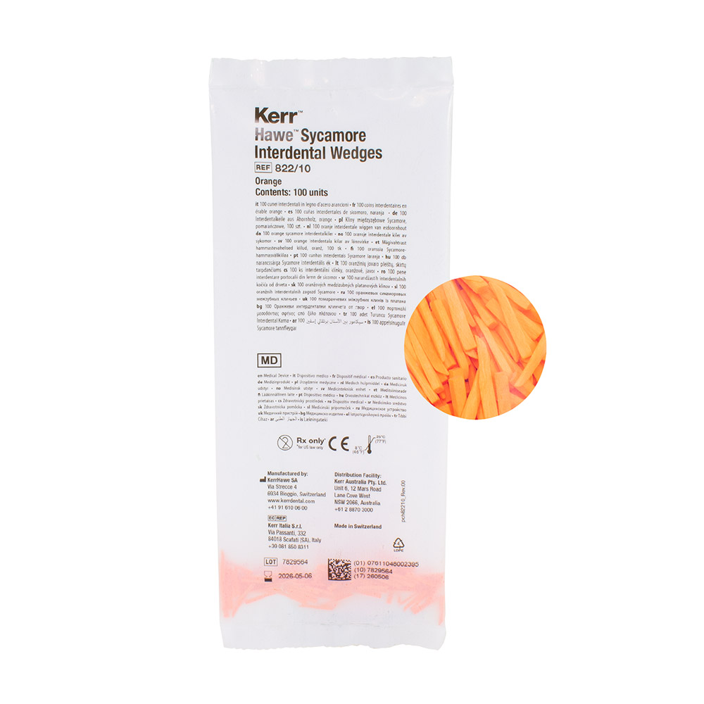 GX45767_InterdKeile_orange_82210_100St_Pa Interd.Keile orange 822/10 100St Pa