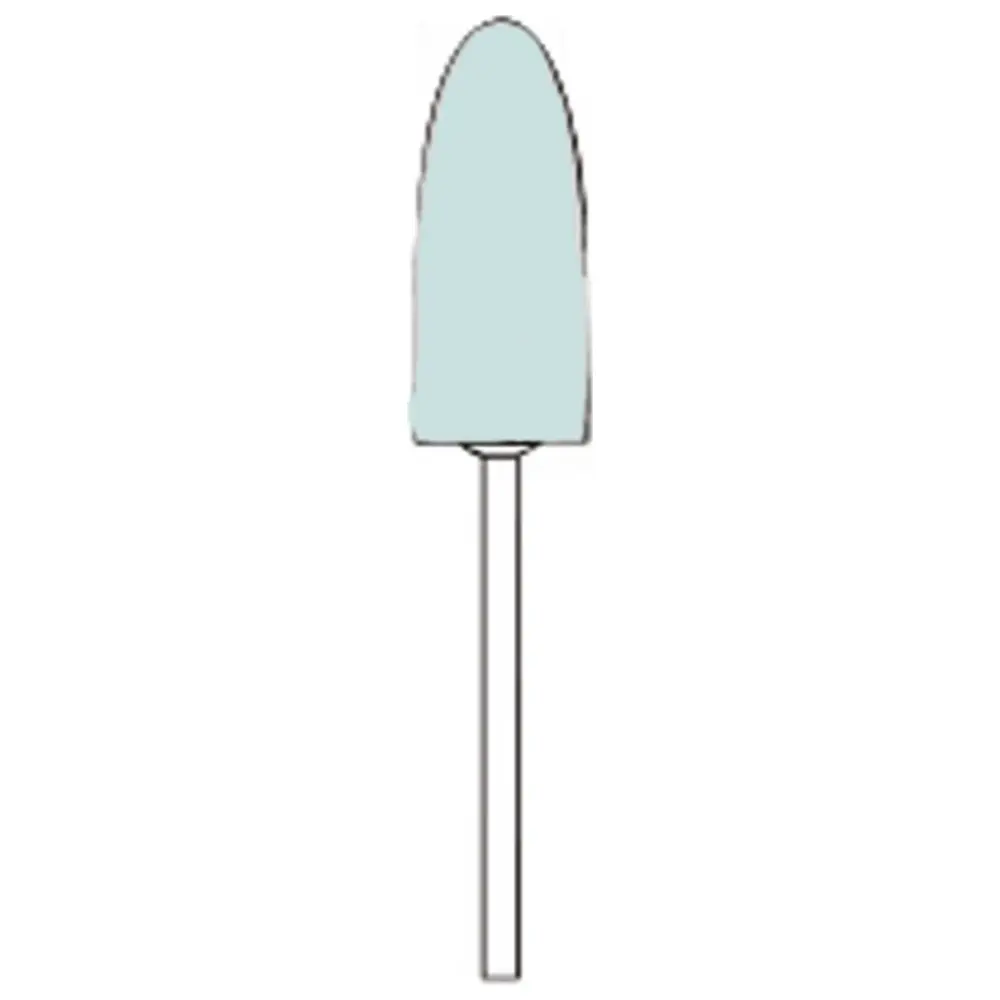 Kerr Identoflex™ Super Acrylic Polishers - Packung 6 Stück HP, hellblau fein, Flamme schmal