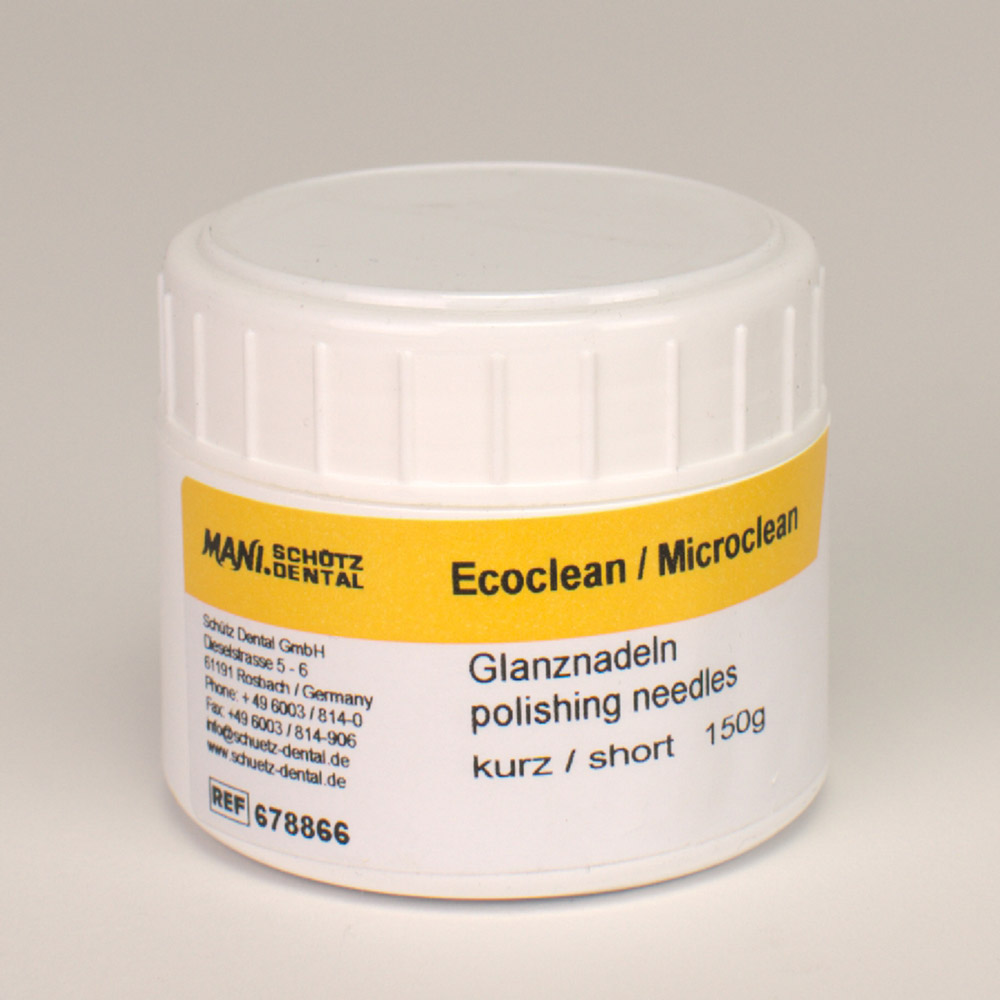 Ecoinox Glanznadeln kurz 150g Pa