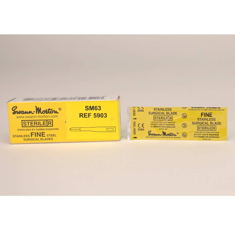 GX06585_Skalpellklingen_Swann_Morton_63_steril Skalpellklingen Swann Morton 63 steril