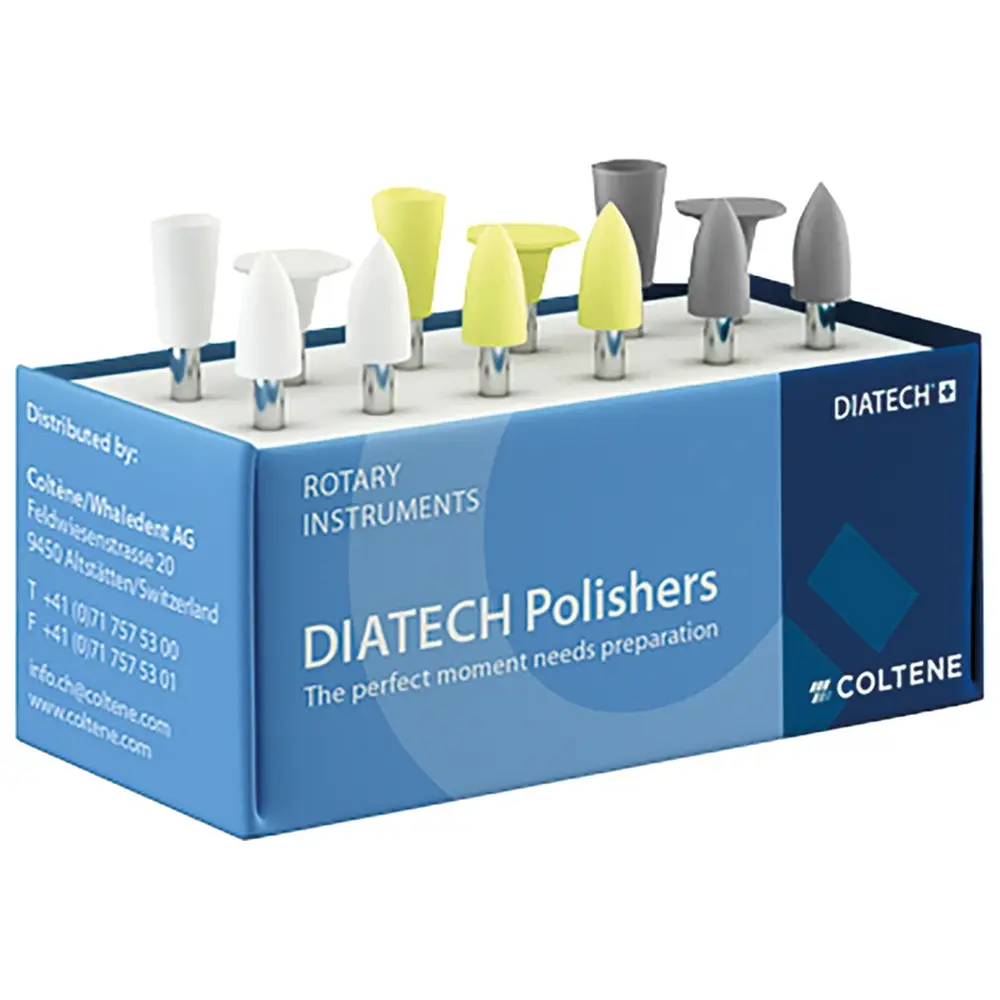 COLTENE DIATECH ECO Line - Packung 12 Stück (3x Kelch, 3 x Scheibe, 6 x Spitze) sortiert, RA