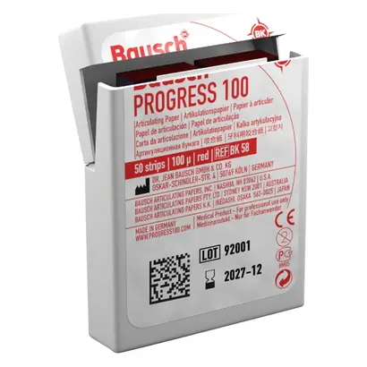 Dr. Jean Bausch GmbH & Co.KG Progress 100my rot Streifen BK58 Pa