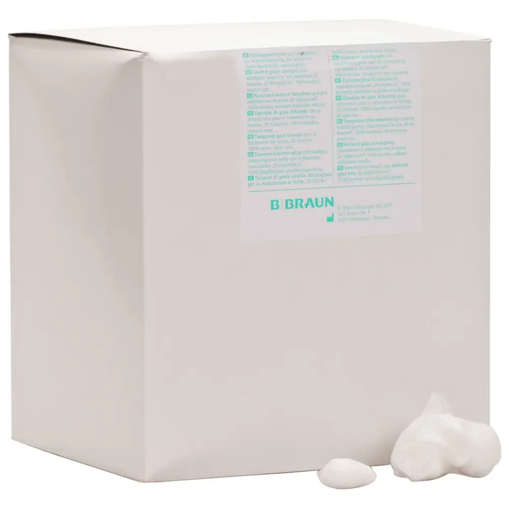 B. Braun Askina® Schlinggazetupfer - Packung 1.000 Stück unsteril, Walnuss