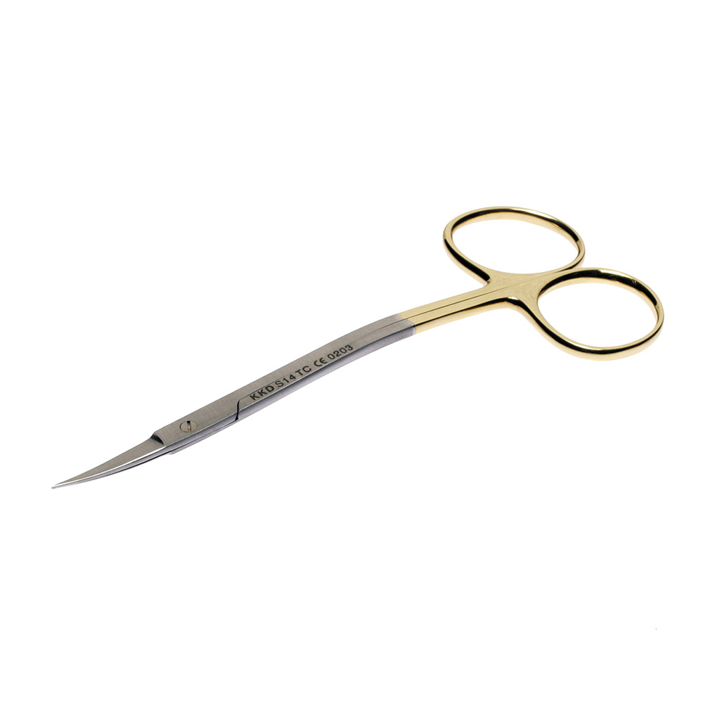 Schere TC Lagrange gebogen 12cm St