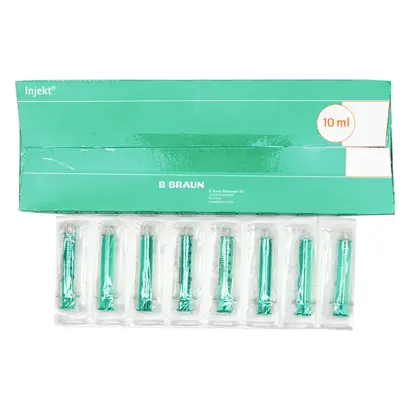 B. Braun Deutschland GmbH & Co. KG Injekt Solo Einmalspritze 10ml Lock-Ansatz Pa 100