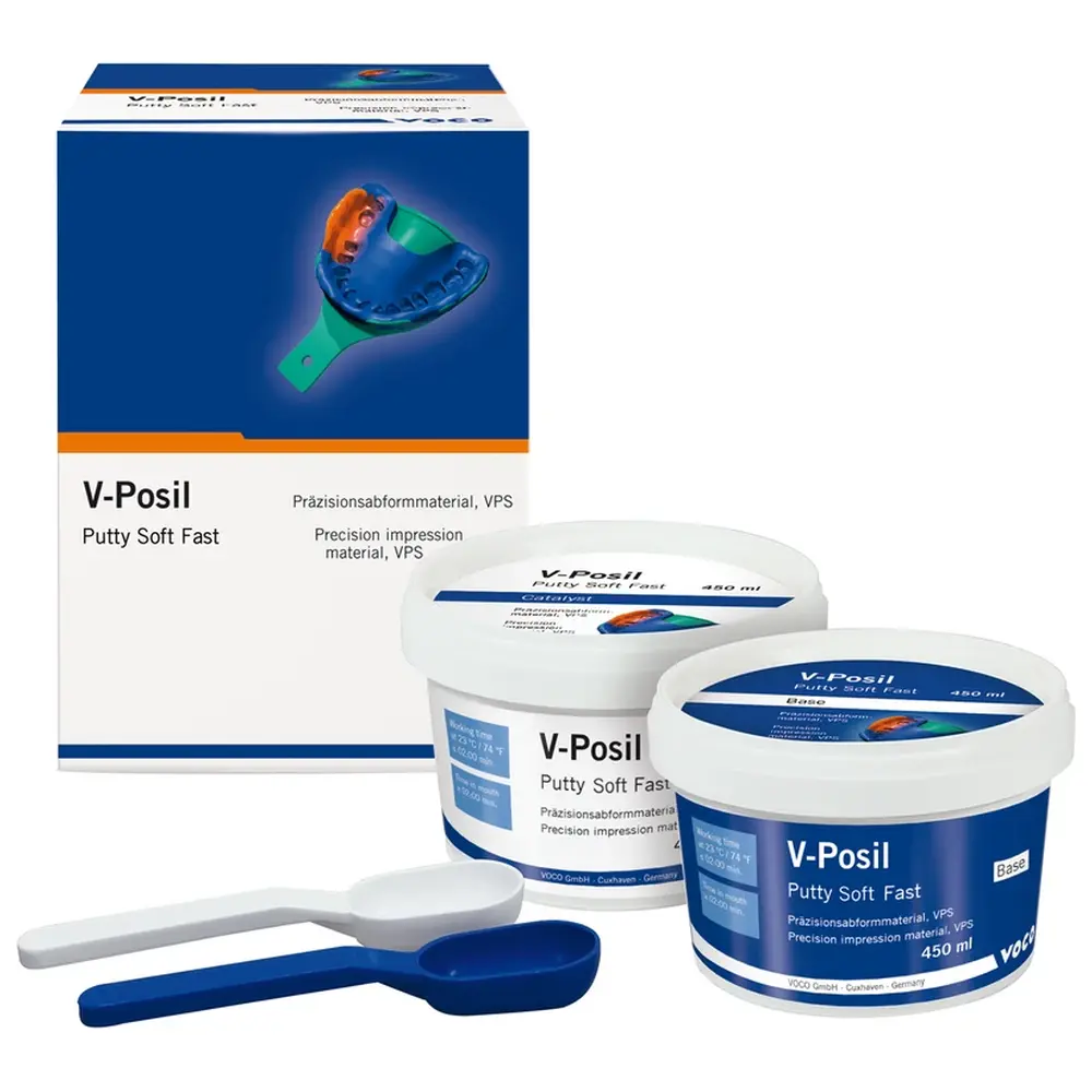 VOCO V-Posil Putty Soft Fast - Packung 2 x 450 ml Dose