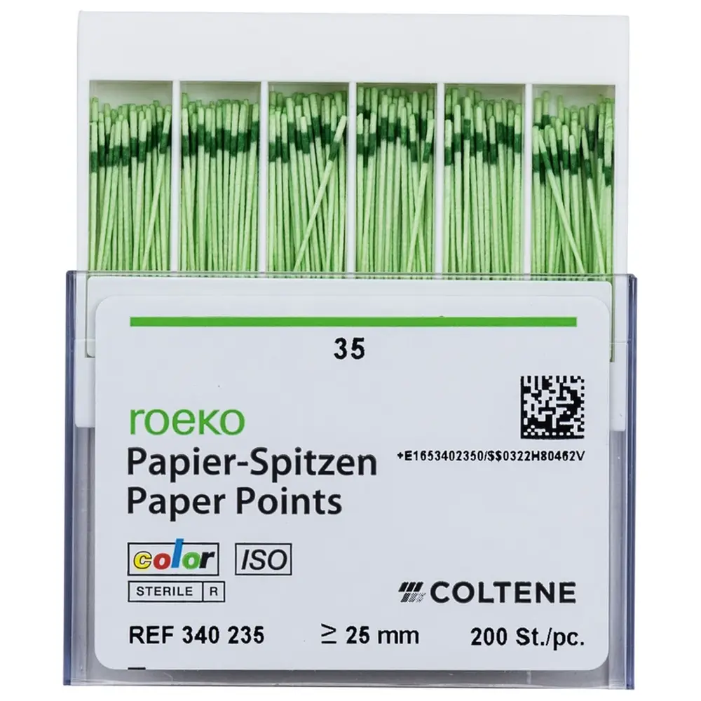 COLTENE roeko Papier Spitzen Color - Packung 200 Stück ISO 035