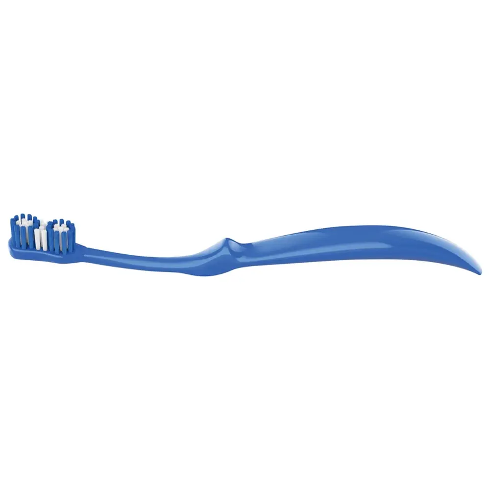 THIENEL Dental Zahnbürsten mit Zahnpasta - Packung 50 Stück blau
