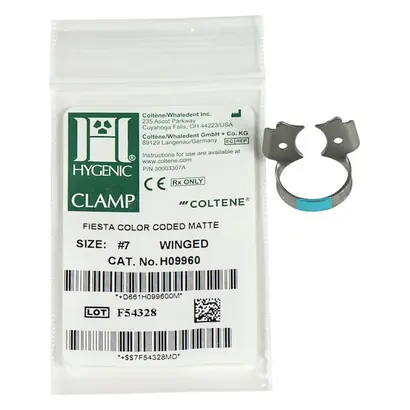 COLTENE HYGENIC® Fiesta® Klammern - Stück mit Flügel, für Molaren UK, 7