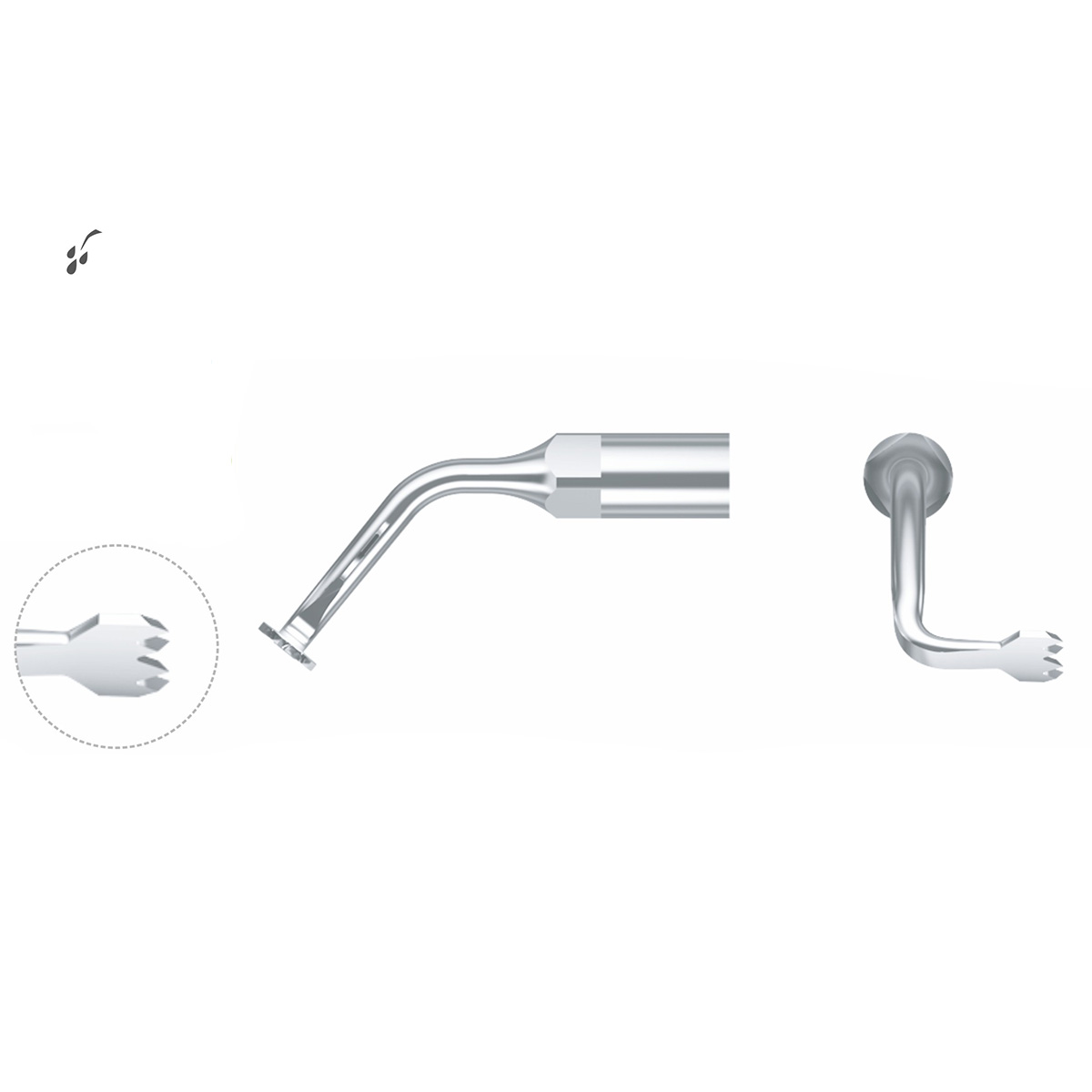 Xpedent Ultraschallspitze BS2R Chirurgie (passend für den Einsatz mit ACTEON/Satelec® Geräten)
