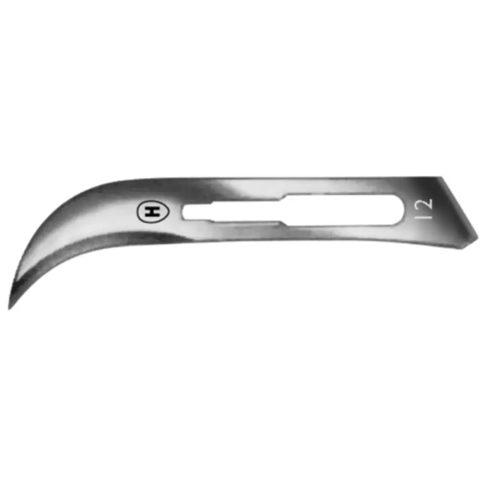 91022_Skalpellklingen__Packung_100_Stueck_Figur_12 Hammacher Skalpellklingen - Packung 100 Stück Figur 12, HSB 817-12