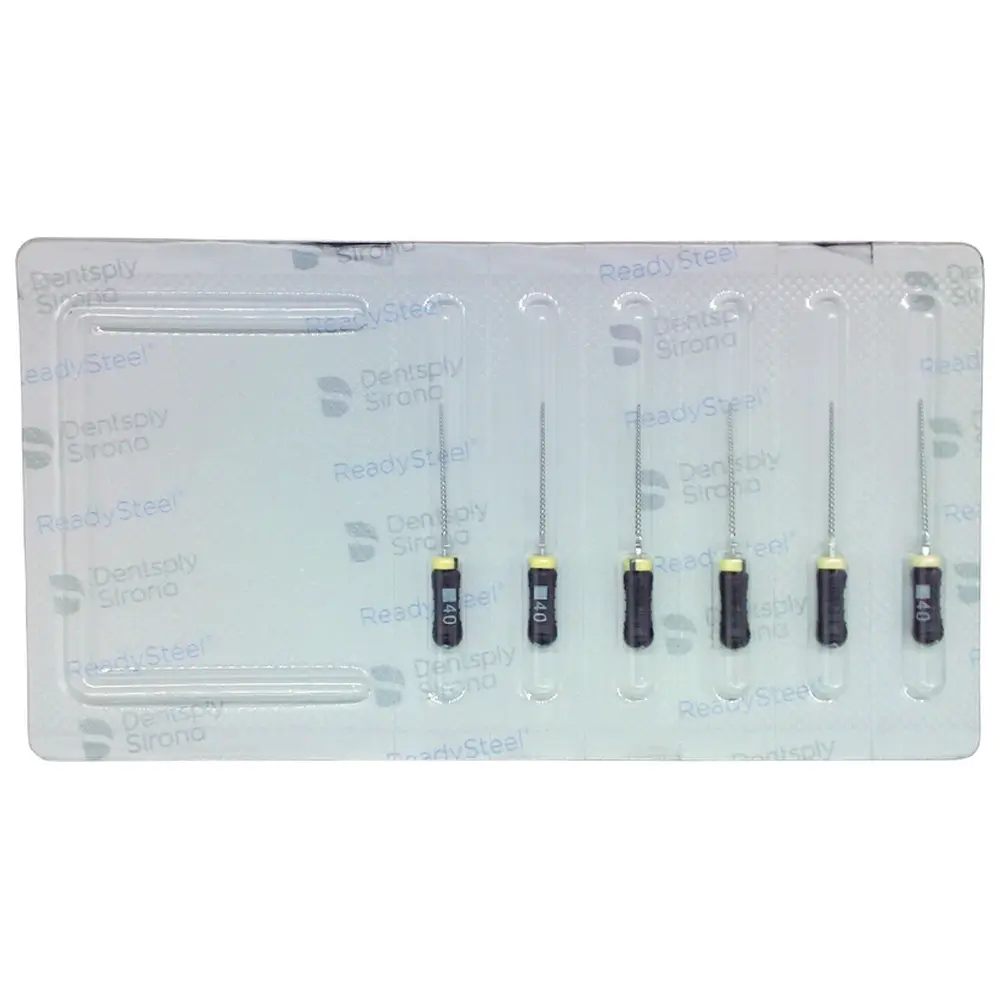 Dentsply Sirona READYSTEEL K-Flexofiles - Packung 6 Stück 21 mm ISO 040