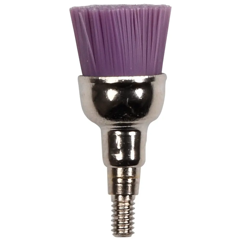 PRODENT Nylon Polierbürsten Smart - Packung 100 Stück lila, mittel, screw