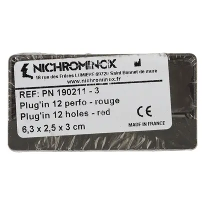 Nichrominox Plug In rot H30 f.12 Instrumente Bohrerständer St