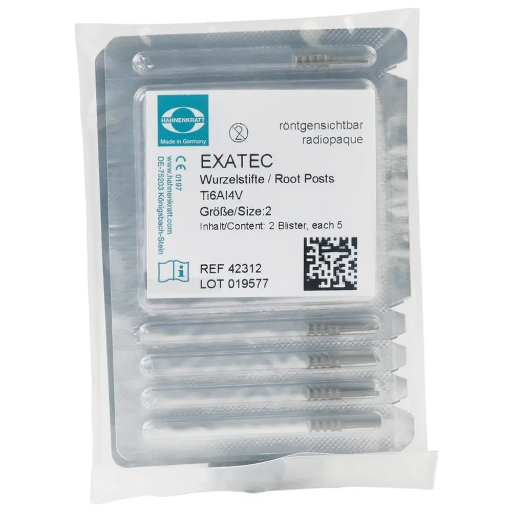HAHNENKRATT Exatec - Packung 10 Titan-Stifte Gr. 2
