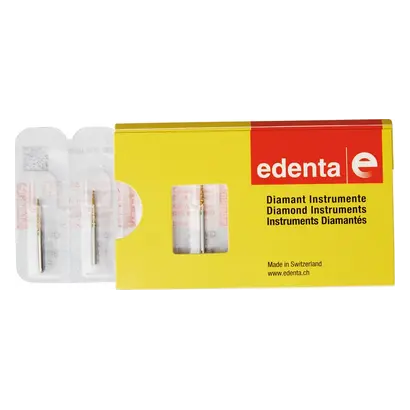 Edenta DIACUT V858 - Packung 5 Stück grün grob, FG, Figur 165 Konus spitz, 8 mm, ISO 014
