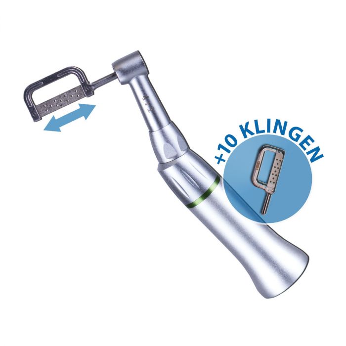 Pneumatisches Winkelstück 4:1 - Set Pneumatisches Winkelstück 4:1 - Set