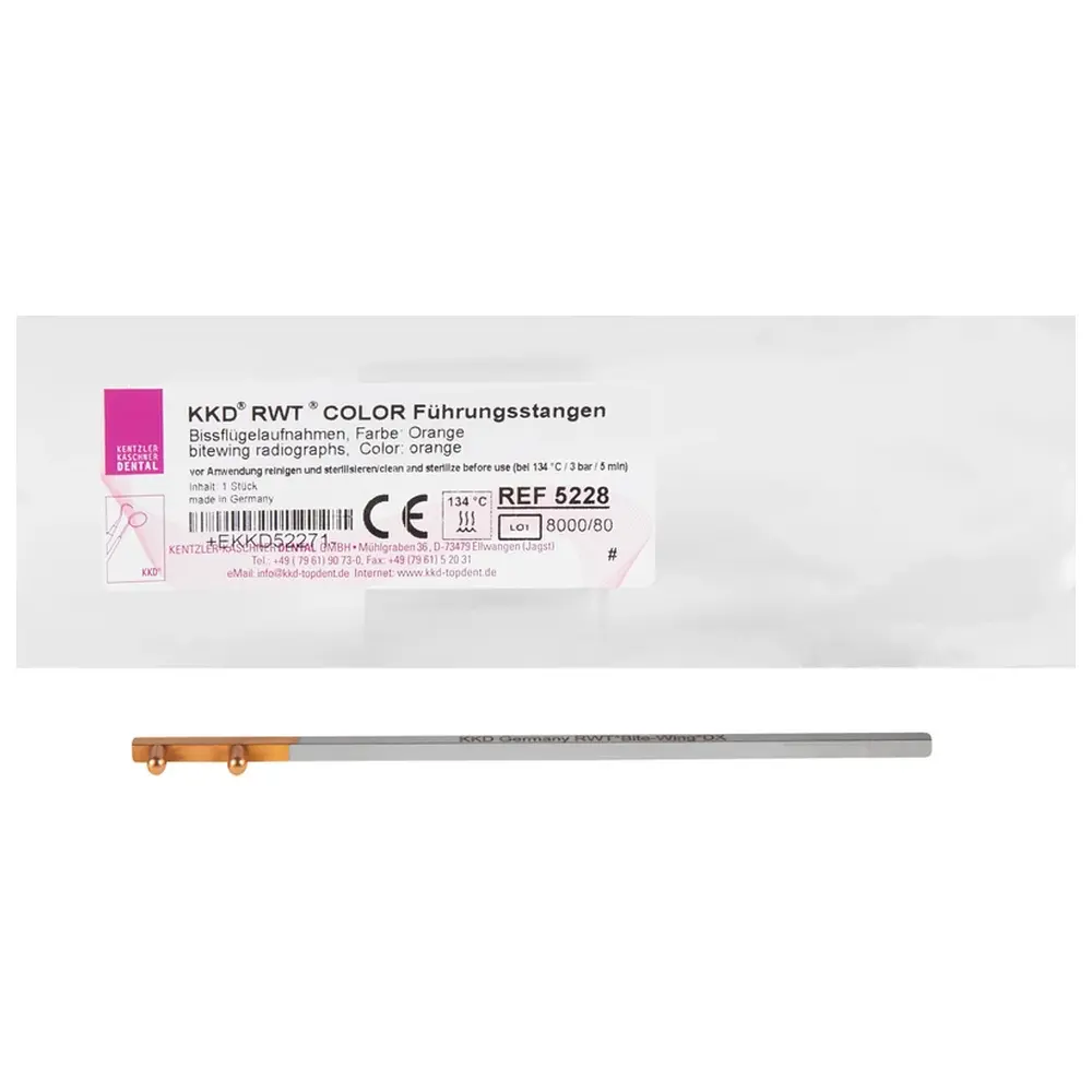 Kentzler-Kaschner RWT® Führungsstangen - Stück orange, für Bissflügel