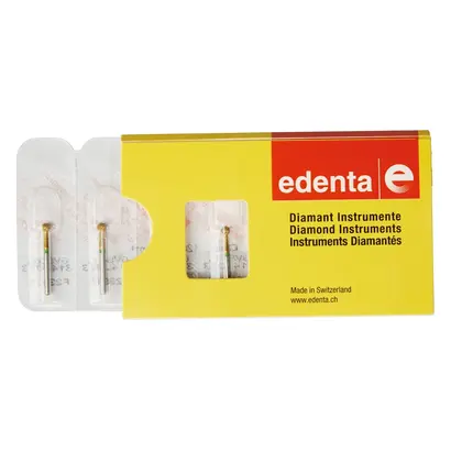 Edenta DIACUT V801 - Packung 5 Stück grün grob, FG, Figur 001 Kugel, ISO 023