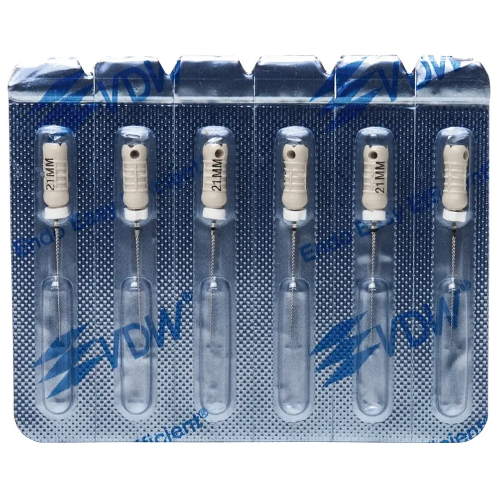 VDW STERILE K-Feilen - Blisterpackung 6 Stück 21 mm ISO 015
