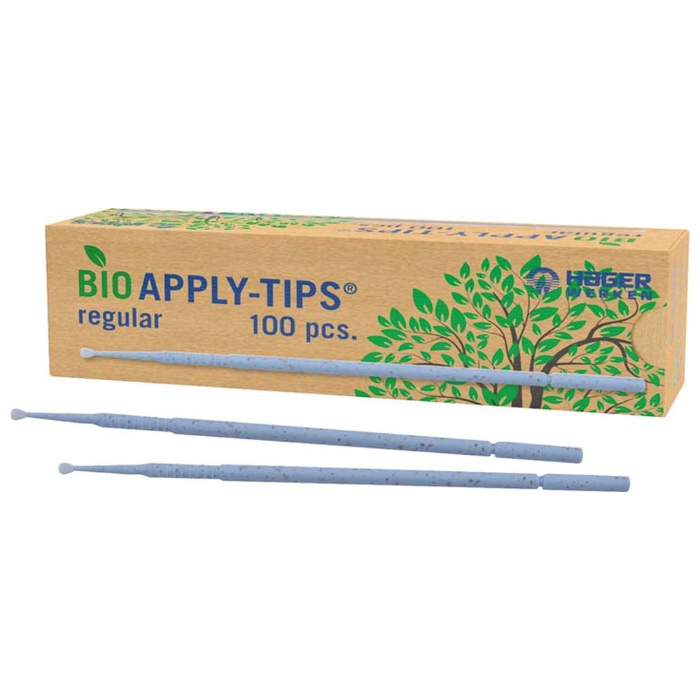 Hager & Werken Bio Apply-Tips® - Packung 100 Stück blau, regular, Ø 3 mm