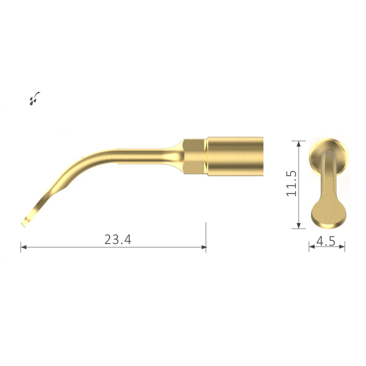 Xpedent Ultraschallspitze UL1 Sinuslifting (passend für den Einsatz mit MECTRON® Geräten)