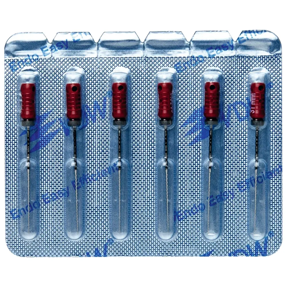 VDW STERILE Hedstroem Feilen - Blisterpackung 6 Stück 31 mm ISO 025