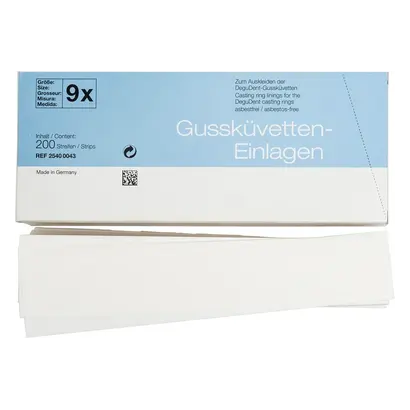 emwerk Gussküvetten-Einlagen - Packung 200 Stück 9X