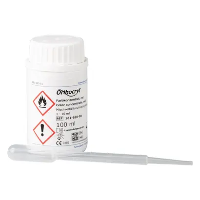 Dentaurum GmbH & Co. KG Orthocryl Farbkonzentrat rot Flasche 100ml