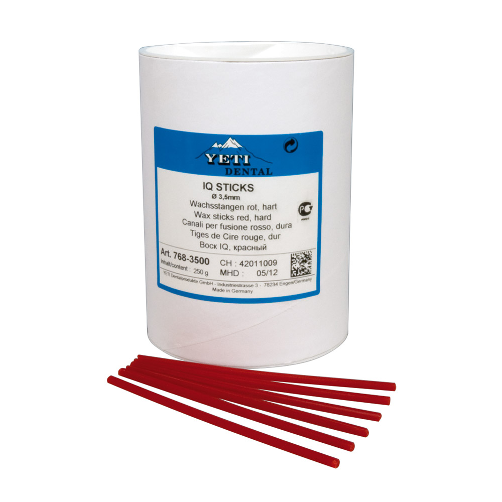 IQ Sticks hart rund 2,5mm rot 250g
