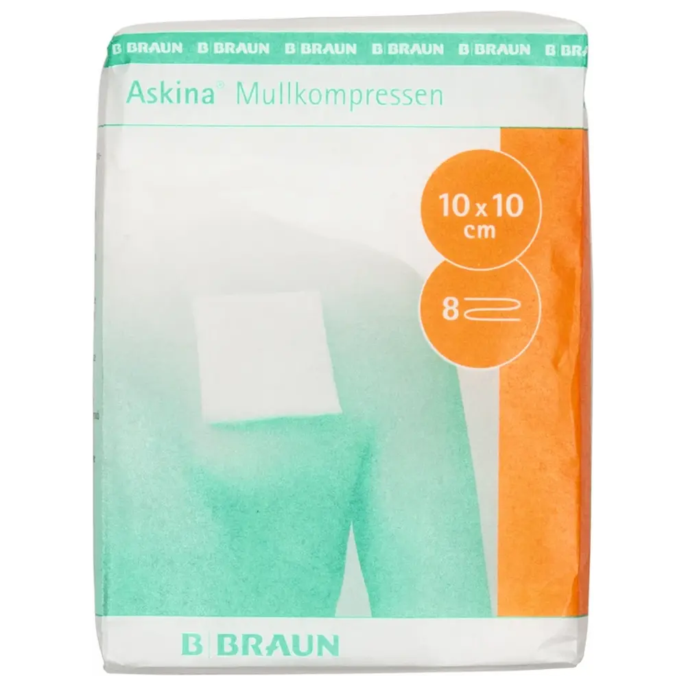 B. Braun Askina® Mullkompressen - Packung 100 Stück 10 x 10 cm