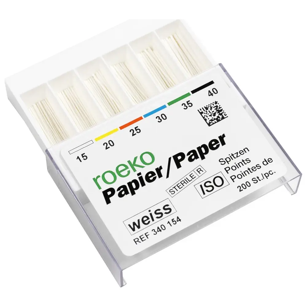 COLTENE roeko Papier Spitzen weiss - Packung 200 Stück ISO 040