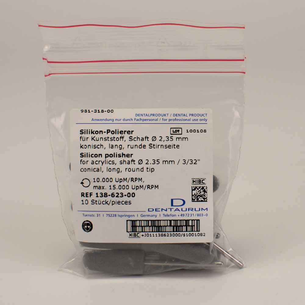 Gummipolierer Silikon -B- Hst 10St