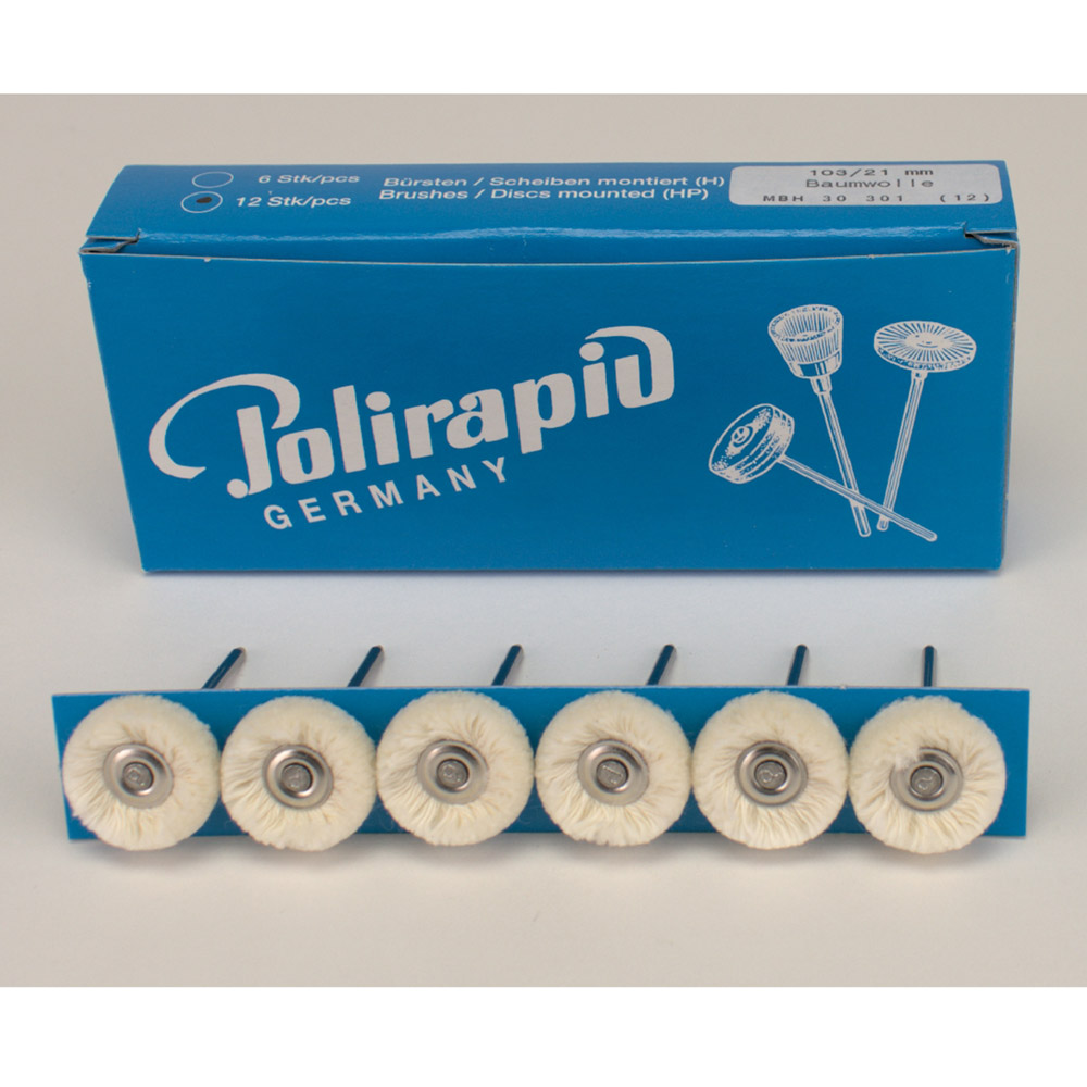 GX68330_ZR_Buerste_Hst_Baumwolle_D21mm_12St ZR Bürste Hst Baumwolle Ø21mm 12St