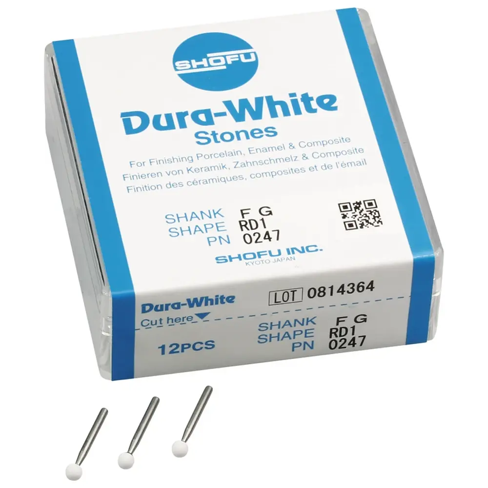 SHOFU Dura-White - Packung 12 Stück RD1, FG, ISO 030