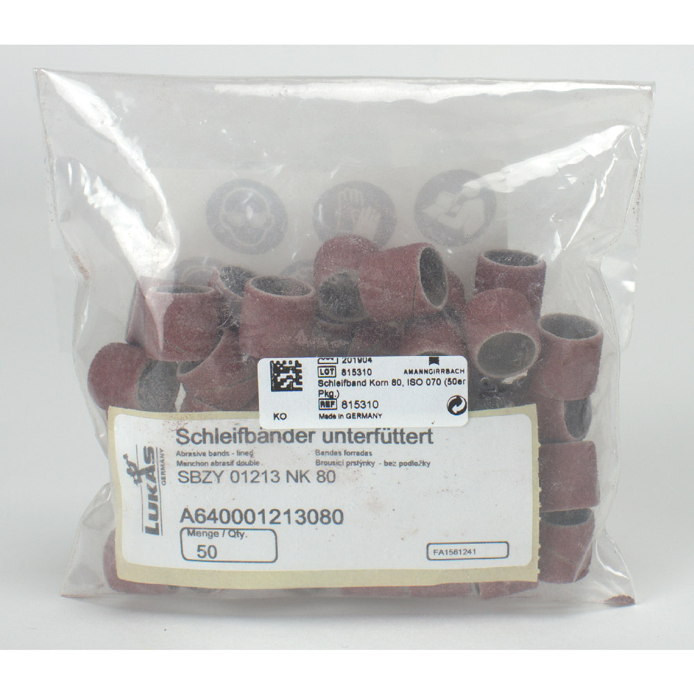 Schleifband 80er Korn Girrb 50St
