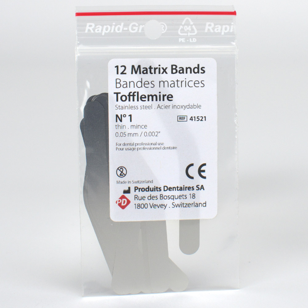 Tofflemire Matr. dünn 1 P.D. Dtz