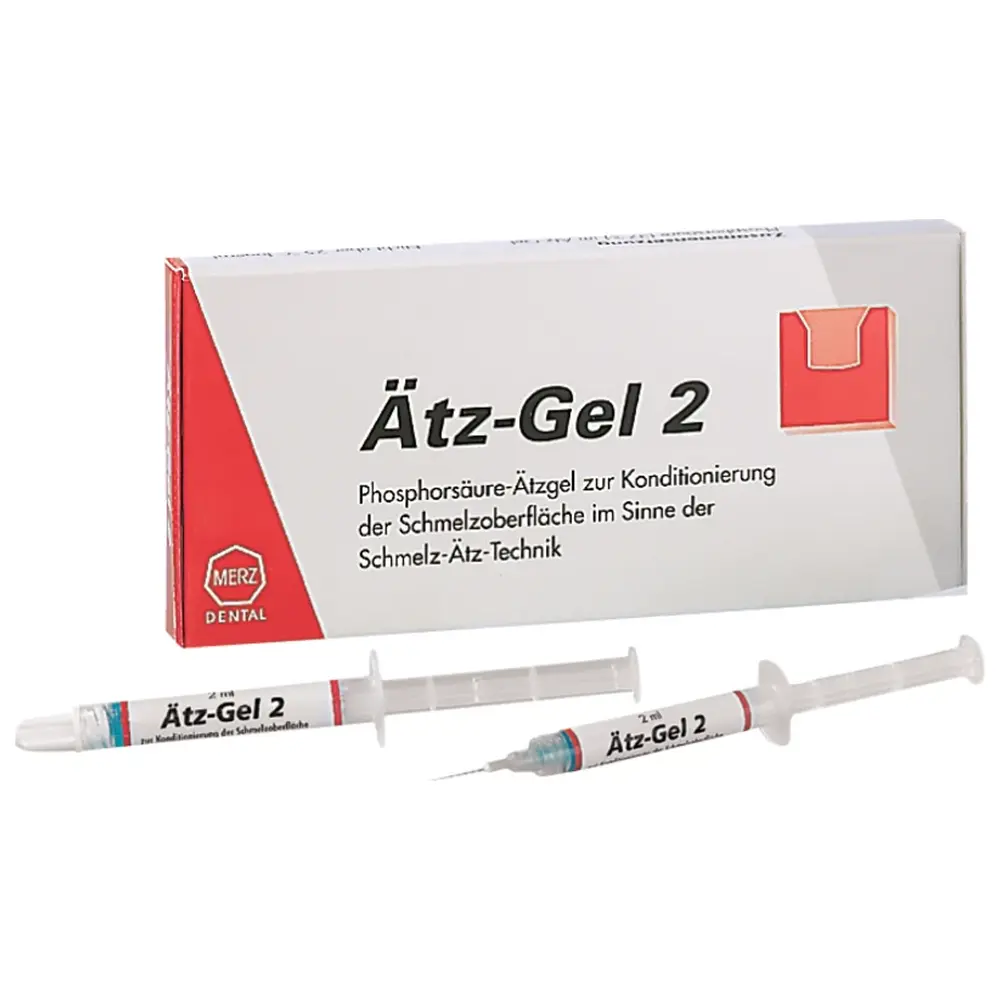57864_AetzGel_2__Packung_2_x_2_ml_Spritze_6_Kanuelen Merz Dental Ätz-Gel 2 - Packung 2 x 2 ml Spritze, 6 Kanülen