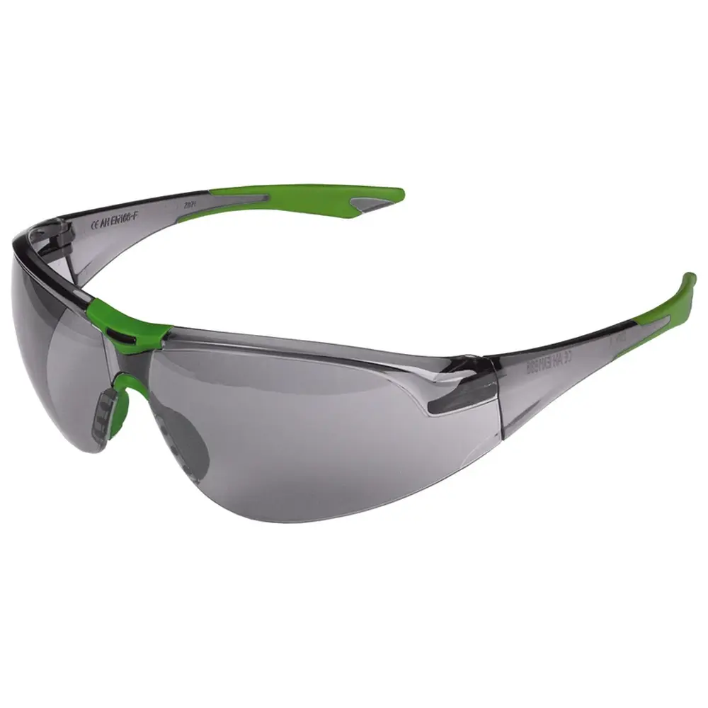 Kentzler-Kaschner KKD® ANTI-FOG Patienten-Schutzbrille NEW-STYLE - Stück Fassung grün, Scheibe rauchgrau