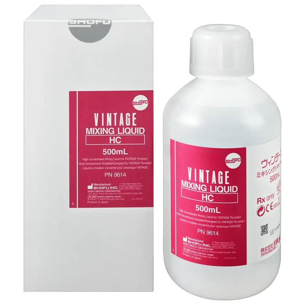 SHOFU VINTAGE MP Anmischflüssigkeit - Flasche 500 ml Vintage Mixing Liquid HC