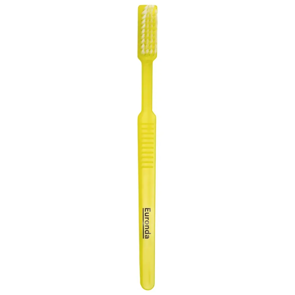Euronda Monoart® Einmalzahnbürsten - Box 100 Stück mit Paste, gelb